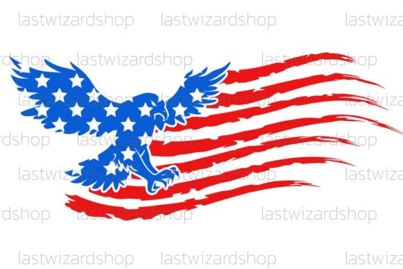 Download Eagle Distressed American Flag Svg, Usa - American flag svg Collection