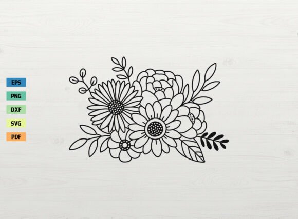 Download Floral Bouquet Spring Flower SVG Cricut - Spring Collection