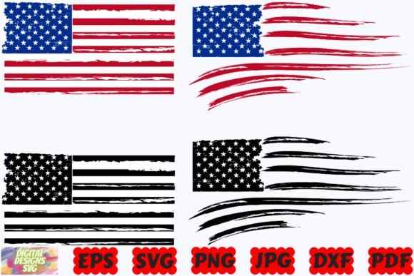 Download American Flag SVG | Distressed Flag SVG - Premium Resources