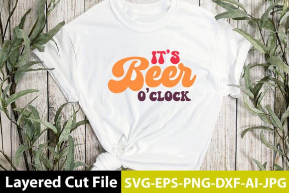 Download It's Beer O'clock Retro Design - Beer o'clock Collection