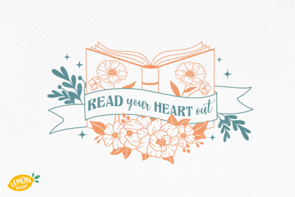 Download Book Flower Quote SVG Design - Premium Resources